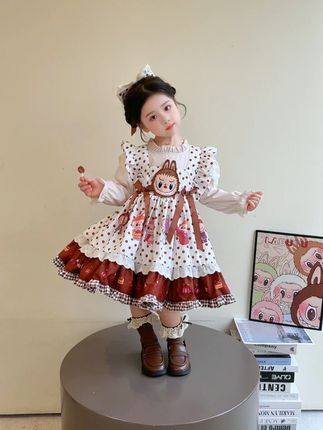 拉布布2025新款公主裙蓬蓬裙,,女童女宝宝洋气虽然礼服 