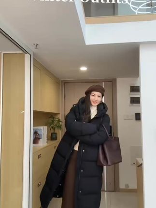 5G入冬❄️感觉今年这件大棉被要火🔥 #琥珀流光风外套太适合秋天了我想好了今年冬天就这么穿#棉服 #秋冬穿搭 #秋冬新款 #谁穿谁好看 