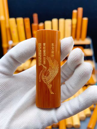 手心里的宁静,玉竹手串让你瞬间放松! 实心竹文玩手把件