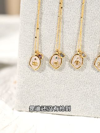 十二星座锁骨链,找到专属你的幸运符! 这个小物件真的太好看了吧!戴上它让你更有魅力啦~快来看看!#时尚饰品#项链#锁骨链#礼物#秋季清冷感白月光穿搭
