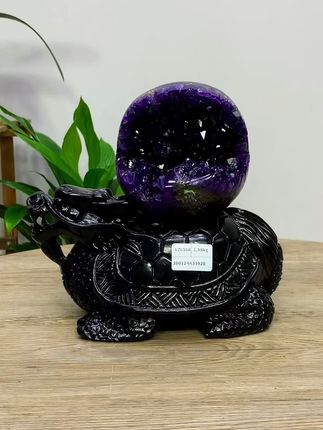 办公室来点自然气息,紫水晶摆件太治愈了! #水晶#天然水晶#礼物推荐#礼物#七夕送礼清单
