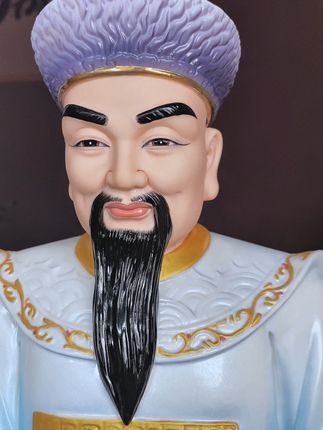 家居装饰新风尚,德化陶瓷太爷太奶摆件增添古韵气息! 福建德化的瓷塑工艺,造型逼真、神态生动!#七珍官方旗舰店