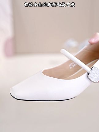 星期六夏款粗跟玛丽珍!法式小香风仙女单鞋超显气质 #星期六女鞋 #玛丽珍女鞋日常又百搭 #软底软面穿上超舒服不累脚 #脚宽脚胖都可以驾驭 #好穿又好搭久穿不累脚