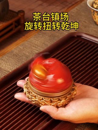 茶台镇场 想让运势好转?试试这款寓意吉祥、会变色的茶宠!#变色茶宠 #茶宠摆件 #高端茶器 #喝茶必备 #茶宠