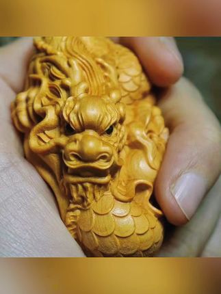 手心里的守护神,每天盘它好运来! 想买有收藏价值的手把件?这款精美作品别错过!#非遗文化传承#非物质文化遗产手工制作#文玩爱好者#文玩#手把件
