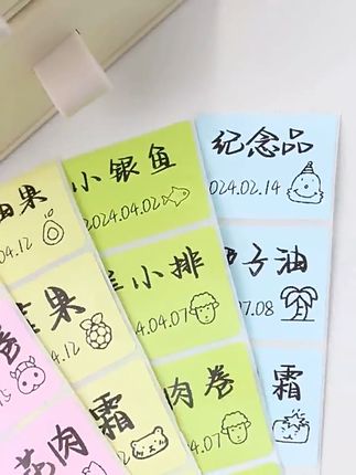 家里东西多不好找?试试这种好物!防水防油无痕贴纸。 #好物推荐🔥#标签纸