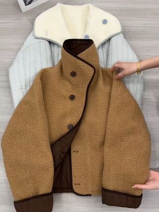 秋冬穿啥?这款外套帮你解决难题!面料舒适又保暖,搭配裤子、裙子都好看!#显瘦穿搭#秋冬穿搭#韩系穿搭#短外套#被秋日氛围感穿搭拿捏了