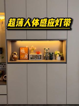 装修后家里柜槽空荡荡的,可以试试这款人体感应灯 #装修 #感应灯 #氛围灯