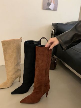 穿上它,告别粗腿烦恼!中筒骑士靴美翻全场 秋冬穿啥?这款时尚靴子帮你解决难题!#女鞋推荐#高跟鞋#骑士靴#长筒靴#毫不费力地打开初秋穿搭