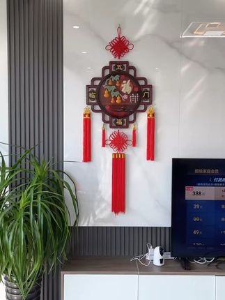 八角桃木玉雕中国结,客厅瞬间变福气满满! 新年必备!寓意吉祥如意、平安喜乐的新年中国结来啦~快来看看吧!#民间手艺 #好物推荐 #中国结 #非遗传承 #家居好物推荐
