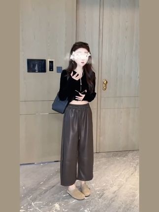 大码女生的福音!高腰显瘦阔腿裤太好穿了! 秋冬季节一定要试试这款裤子!上身效果超棒!关键价格还这么划算!!#秋季穿搭#梨形身材穿搭#休闲裤#百搭神裤#梨形身材穿搭大赏