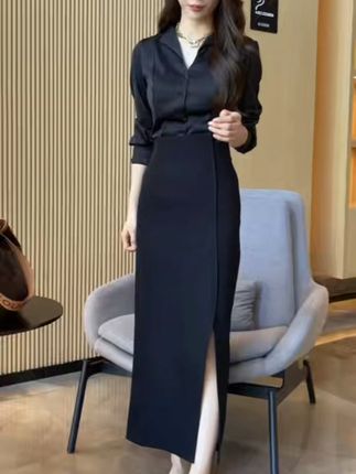 穿上它你就是秋日街头最靓的御姐! 秋冬穿啥?这款套装让你优雅又高级!#虽然我长得一般但我穿搭不一般#挑战中式美学穿搭天花板#你的服装类型是什么#服装博主眼里没有丑衣服#过腻了夏天的反季大衣穿搭来了