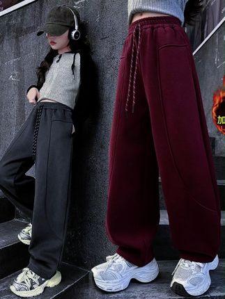 冬天穿它不怕冷,妈妈再也不用担心换新裤子了! 冬天孩子裤子不好穿?这款裤子有运费险!可以放心试穿!#秋冬穿搭#女童穿搭#加绒保暖#休闲裤#风已经有了冬天的味道
