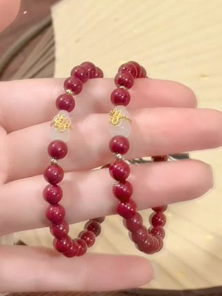 朱砂在身,平安一生~ #朱砂 #手串 #好物推荐🔥 #新中式