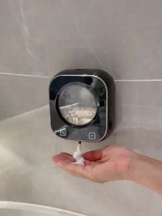 自动感应洗手液机智能机洗洁精起泡沫器电动皂液壁挂式家用儿童#自动感应洗手液机 #家用清洁好物 #洗洁精起泡沫器 #儿童用品 #壁挂式洗手液机