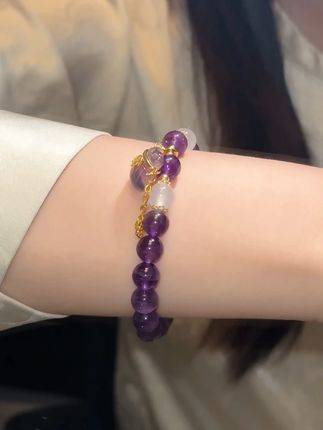 美到舍不得摘下来的手串!#水晶 #仙女必备 #首饰分享 #周大生