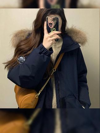 2025新款韩系女大毛领派克棉服,冬季加厚保暖必备! #冬季女棉服 #加厚保暖外套 #2025新款棉衣 #加厚保暖棉衣 #韩系棉服