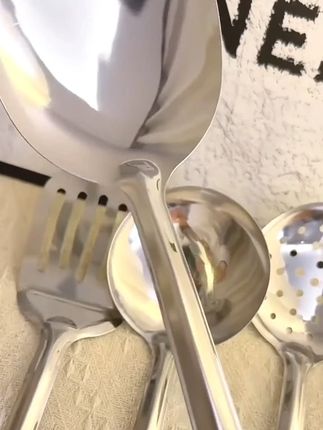 【超值4件套】锅铲+漏铲+锅勺+漏勺不锈钢锅铲套装炒菜锅铲盛汤锅勺