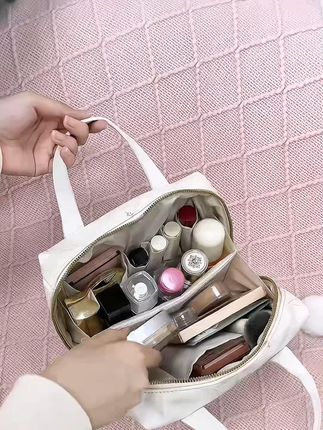 2024新款新中式女化妆包,大容量分区收纳超轻便! #女用化妆包 #分区收纳包 #化妆包 #洗漱袋 #大容量化妆包