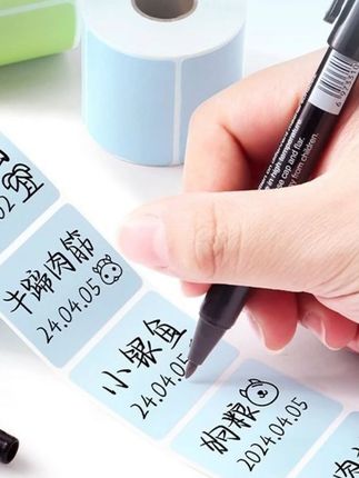彩色防水防油贴纸#防水贴纸 #防油贴纸 #手写便利贴 #防水标签贴纸 #无痕不留胶