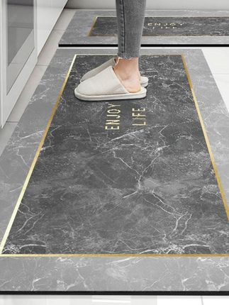 厨房地垫大面积耐脏防油防滑入户专用免洗防水地垫大门口长条脚垫#地垫 #长条脚垫 #防滑地垫 #防油地垫 #耐脏地垫