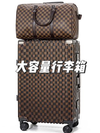 源头代工棋盘格行李箱华北总仓直发男女同款20寸可登机26寸大 #大容量行李箱 #大容量行李箱拉杆箱 #大容量行李箱男 #大容量行李箱推荐 #大容量行李箱旅行包