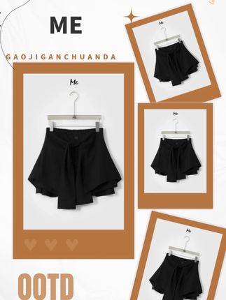 挖到宝了家人们!这条腰封裙裤直接把 “显瘦” 打在公屏上~ 夏天穿像自带小空调,走再多路也不闷汗! 不规则打结腰封太会了!一系上腰腹肉肉全藏住,腰臀比直接拉成 1:2,视觉瘦 5 斤不是吹的~ 看着像小裙子实则是短裤,跑跳蹲坐都不怕走光,安全感拉满! 配吊带是辣妹出街,搭 T 恤秒变休闲少女,一双凉鞋就能穿整个夏天~ 梨形身材、小个子姐妹闭眼入,这版型谁穿谁知道有多香! #短裤 #梨形身材 #舒适透气又凉快 #小众设计感 #遮肉显瘦