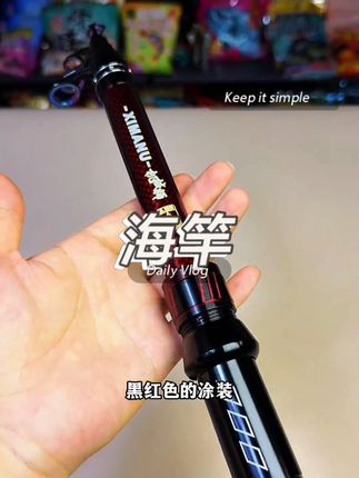 禧玛精工超远投海竿。#钓鱼 #海竿 #海竿钓鱼