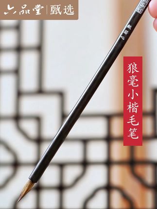 笔尖这么干净的狼豪小楷毛笔谁不爱呢,一笔一画都是细节#静心练字 #六品堂甄选官方旗舰店 #毛笔 #小楷毛笔 #狼毫小楷