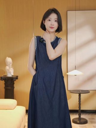 #牛仔裙 #连衣裙 #显瘦遮肉 #松弛感 #韩系穿搭