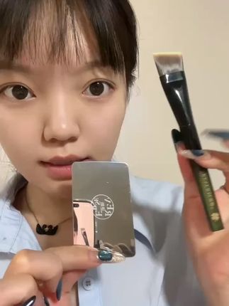上底妆都闭眼冲这支刀锋粉底刷!! #粉底刷 #底妆 , , #全妆萌妹教程来了