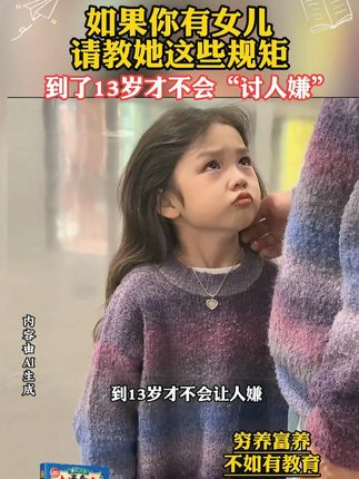 一个有教养的孩子走到哪里都受欢迎,被人夸,穷养富养不如有教养,这本书是送给孩子的礼仪教养书 #教养 #育儿