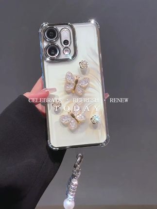 潮多米适用opporeno14手机壳新款女reno14pro透明气囊镜头全包套 #手机壳 #透明手机壳 #新款手机壳 #opporeno14 #潮多米手机壳