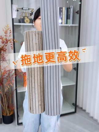 终于出了这款二次挤水的#胶棉拖把 #免手洗拖把