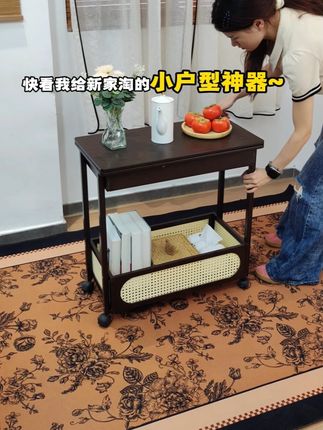 多功能边几来啦!台面展开秒变桌,小空间用着超灵活~#边几#边几茶几 #茶几 #好物推荐 #家居好物