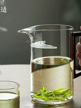 耐高温玻璃泡茶壶绿茶泡茶器月牙过滤一体公杯耐热分茶器公道杯 #公道杯 #公道杯意见 #分茶器 #月牙杯 #泡茶器