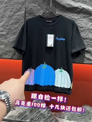 280g高克重短袖 捡漏!280g高克重!立体硅胶工艺!高品质情侣夏圆领短袖T恤 #男生穿搭 #品质男装 #夏季新款 #短袖t恤 #潮牌男女同款