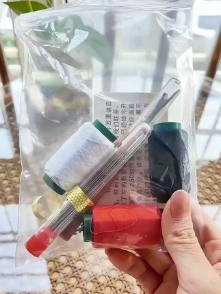 这个大眼手缝针属实好用,特别是老人家穿线不费力#针线小妙招 #手缝针