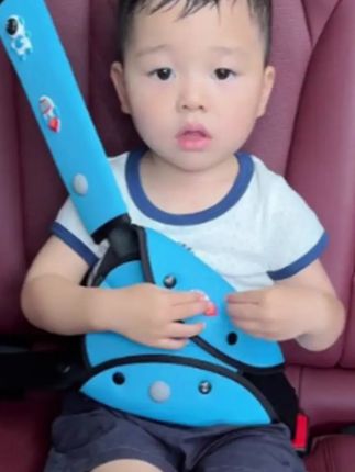 儿童汽车调辅助带固定器,不勒脖护肩绑带安全护肩带,调节神器通用款#儿童安全背带 #汽车辅助带 #车载护肩套 #有车必备 #安全座椅推荐