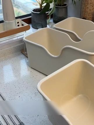 收纳盒 橱柜总是乱糟糟的 就用这个收纳盒 整整齐齐的 是很便宜#厨房好物