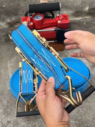 高强度绑带紧绳 免焊接紧绳器#免焊接紧绳器 #紧绳器 #拉紧器 #超实用工具 #五金工具