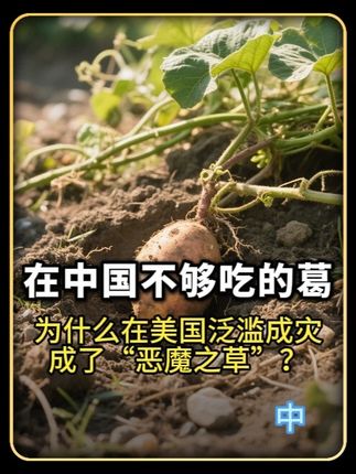 在中国不够吃的葛,为什么在美国泛滥成灾,成了“恶魔之草”?#葛根 #大国重器 #大国崛起 #科普