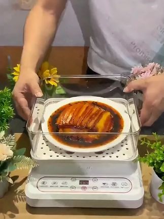 英国CeoMr32升大容量电蒸锅透明多功能蒸菜保温电蒸笼#电蒸锅 #大容量电蒸锅 #多功能电蒸锅 #蒸笼 #电蒸笼