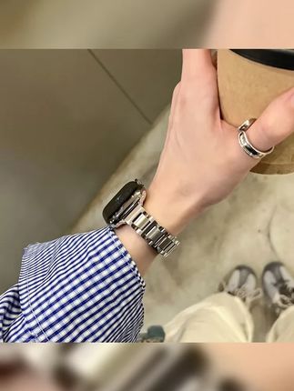 适用小米手环9pro表带高级感红米手表watch4 5fit4 3金属小众女款 #小米手环9表带 #红米watch5表带 #小米9pro表带 #小米手环9pro表带 #小米手环8表带