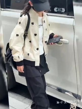 女童男童外套秋季新款儿童韩版童装蝴蝶结外套拉链夹克中大童爆款#潮男必备 #潮流穿搭 #爆款到货 #潮童必备