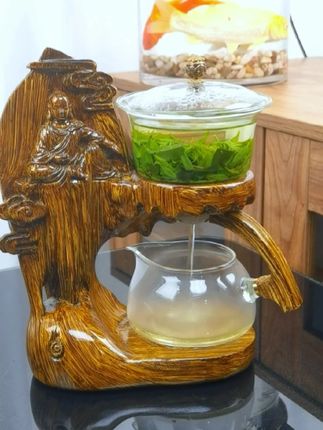 家用整套懒人磁吸玻璃自动出水茶具套装高端全套泡茶壶茶杯 #召唤茶友 #茶具 #品茶静心 #玻璃茶具