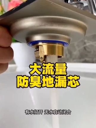全铜防臭地漏芯 卫生间厨房下水道通用排水防臭神器#五金工具 #五金配件