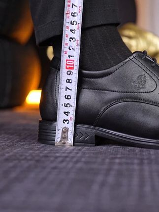 路易老头商务正装隐形内增高皮鞋 #增高鞋 #商务皮鞋 #手工皮鞋 #正装皮鞋 #内增高鞋