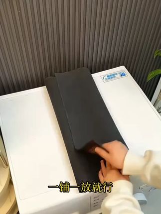 复古花滚筒洗衣机垫子卧室防尘防晒盖布冰箱床头柜保护垫盖巾防滑 #桌面垫 #台面垫  #好物推荐  #家用防水台面垫    #防尘盖巾