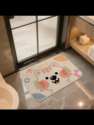 亚麻编织网红卡通浴室垫可爱入户门垫卫生间脚垫速干防滑吸水垫网红浴室垫#亚麻编织网红 #卡通浴室垫亚麻编织 #速干防滑 #吸水门垫